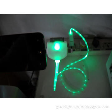 Three USB Visible Charge Lighting in One Cable LED Hot Newest
